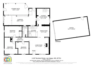 1120 Tecolote Street Floor Plan