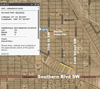 U5 B32 L10 26th Street SW, Rio Rancho 