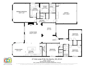 27 Vista Larga Place NE Floor Plan