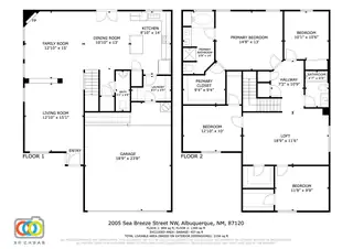 2005 Sea Breeze Street NW Floor Plan