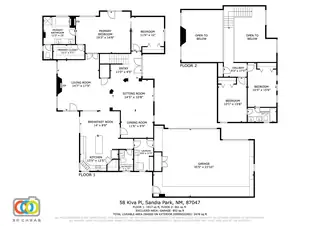 58 Kiva Place Floor Plan