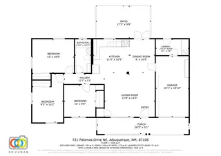 721 Palomas Drive NE Floor Plan