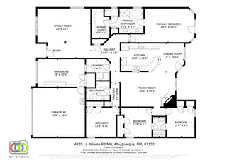 4320 LA PALOMA Road NW Floor Plan