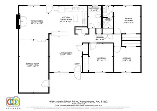 9716 Indian School Road NE Floor Plan