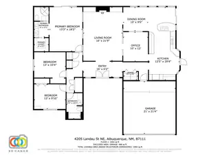 4205 Landau Street NE Floor Plan