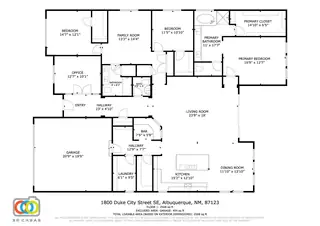 1800 Duke City Street SE Floor Plan