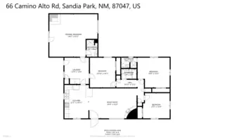 66 Camino Alto Floor Plan