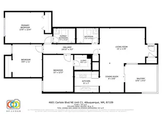 4601 Carlisle Boulevard NE C1 Floor Plan