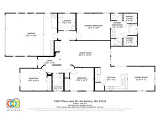 1389 Tiffany Lane SE Floor Plan