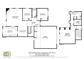 12901 Joelle Road NE Floor Plan