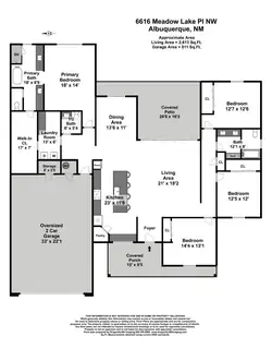 6616 Meadow Lake Place NW Floor Plan