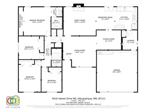 5416 Hines Drive NE Floor Plan
