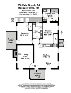 250 Valle Grande Road Floor Plan