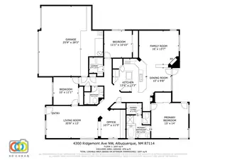 4300 Ridgemont Avenue NW Floor Plan