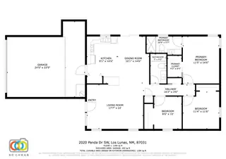 2020 Panda Drive SW Floor Plan