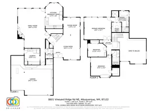 8601 Vineyard Ridge Road NE Floor Plan