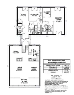 1731 Notre Dame Drive NE Floor Plan