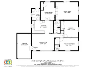 2619 Zearing Avenue NW Floor Plan
