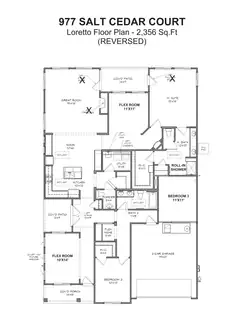 977 Salt Cedar Court Floor Plan