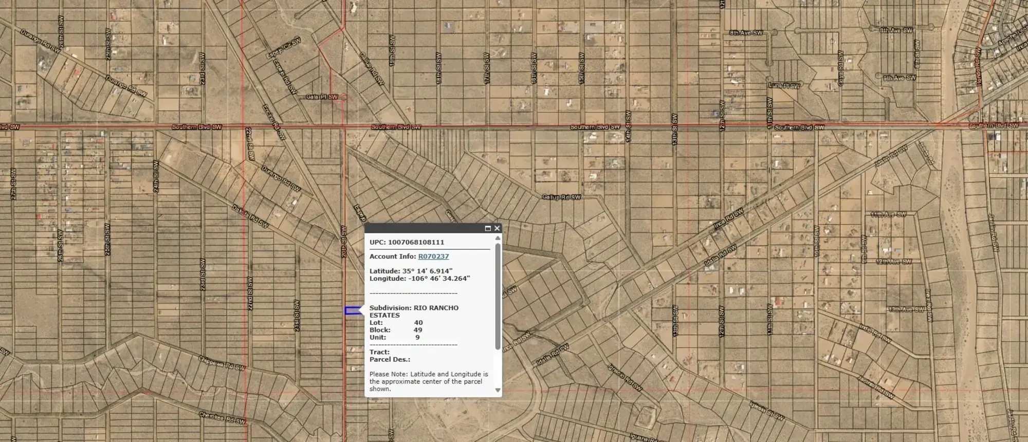 20th (U9 B49 L40) Street SW 9