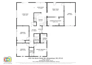 4001 Van Buren Street NE Floor Plan