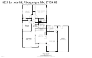 8224 Bart Avenue NE Floor Plan