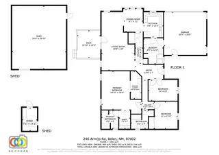 246 Armijo Road Floor Plan