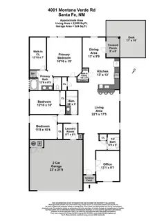 4001 Montana Verde Road Floor Plan