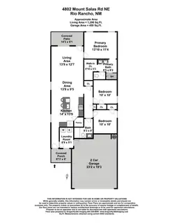 4802 Mount Salas Street NE Floor Plan