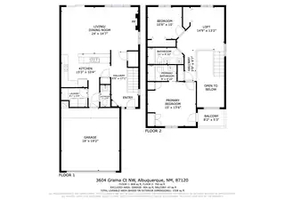 3604 Grama Court NW Floor Plan