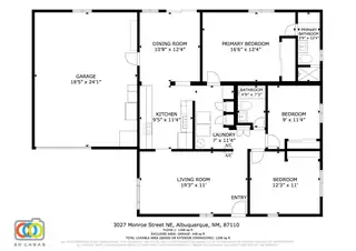 3027 Monroe Street NE Floor Plan