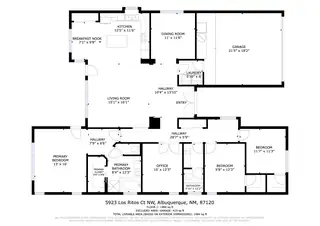 5923 Los Ritos Court NW Floor Plan