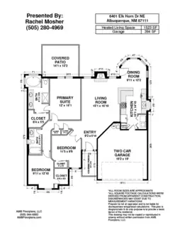 6401 Elk Horn Drive NE Floor Plan