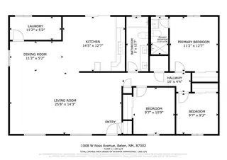 1008 W Ross Avenue Floor Plan