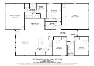 1933 Tesoro Loop NW Floor Plan