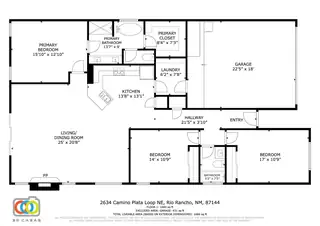 2634 Camino Plata Loop NE Floor Plan