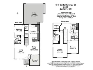 4345 Santo Domingo Street B Floor Plan