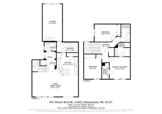 601 Menaul Boulevard NE UNIT 3203 Floor Plan