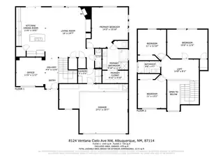 8124 Ventana Cielo Avenue NW Floor Plan