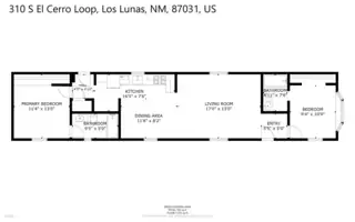 310 El Cerro Loop Floor Plan