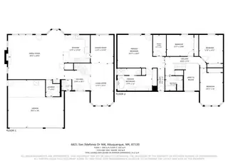 6621 San Ildefonso Drive NW Floor Plan