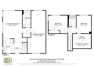 2316 Rio Grande Boulevard NW Floor Plan