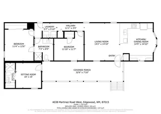 4038 Martinez Road Floor Plan