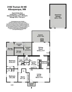 3106 Truman Street NE Floor Plan