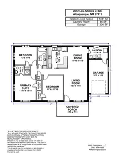 2812 Los Arboles Court NE Floor Plan