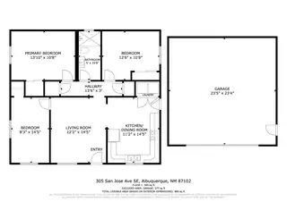 305 San Jose Avenue SE Floor Plan