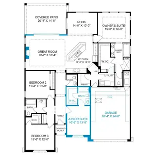 7313 Loire Drive Floor Plan