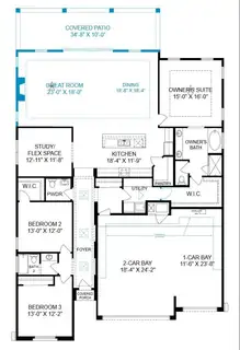 7301 Loire Drive NE Floor Plan