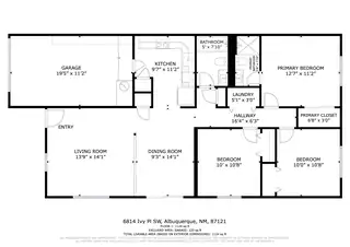 6814 Ivy Place SW Floor Plan