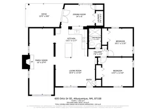 605 Ortiz Drive SE Floor Plan